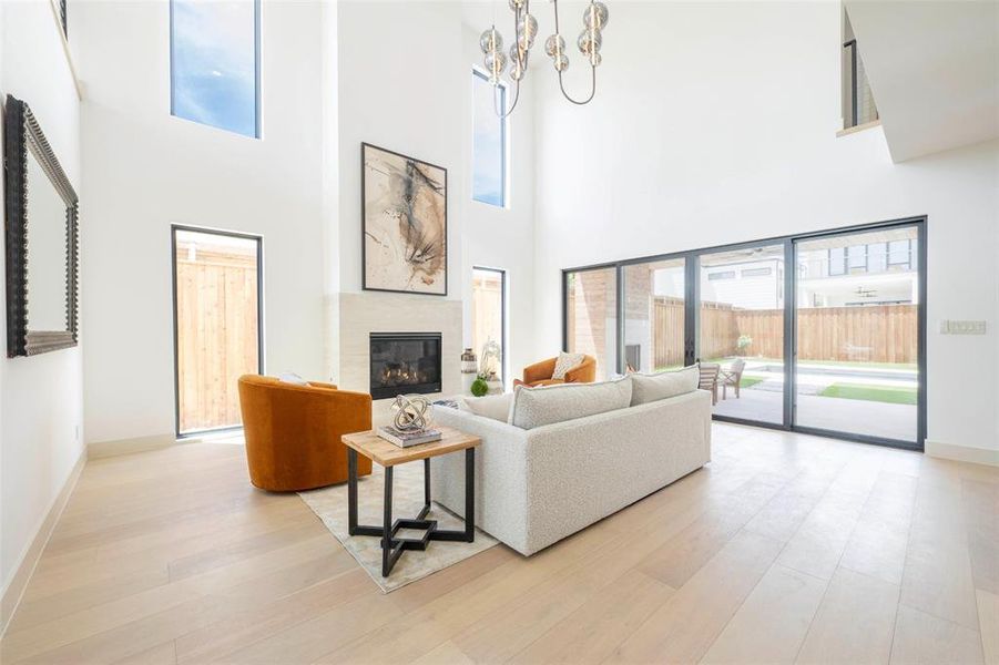 Furnished interior view inside a new home in , Dallas (Image 26).