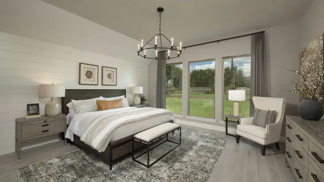 Furnished interior view inside a new home in North Sky, Celina (Image 35). Furnished interior view inside a new home in North Sky, Celina (Image 35).