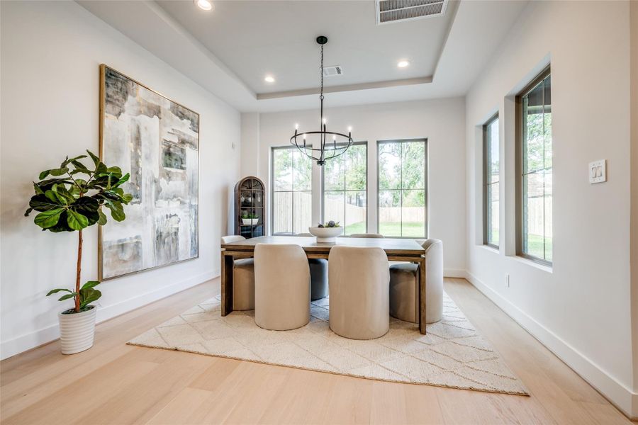 Furnished interior view inside a new home in , Houston (Image 31).