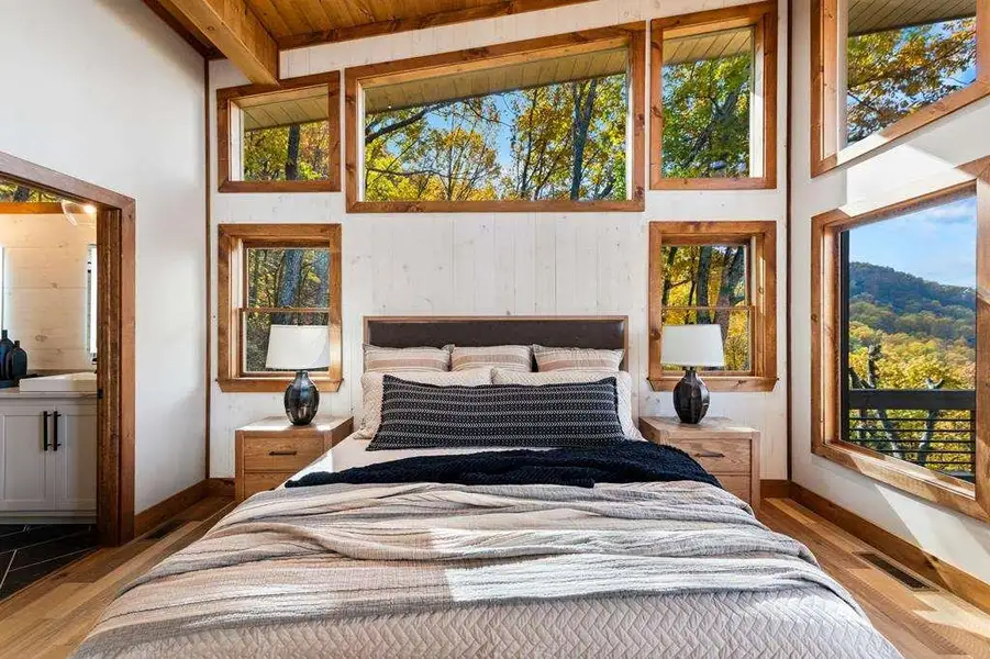 Furnished interior view inside a new home in , Cherry Log (Image 4).