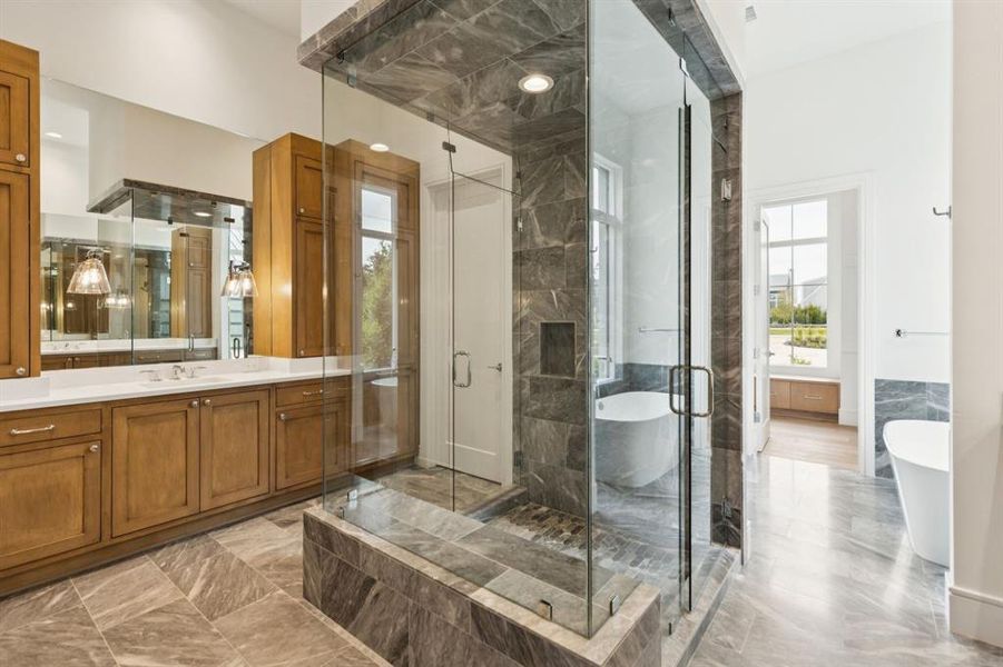 Furnished interior view inside a new home in , Malakoff (Image 18). Furnished interior view inside a new home in , Malakoff (Image 18).