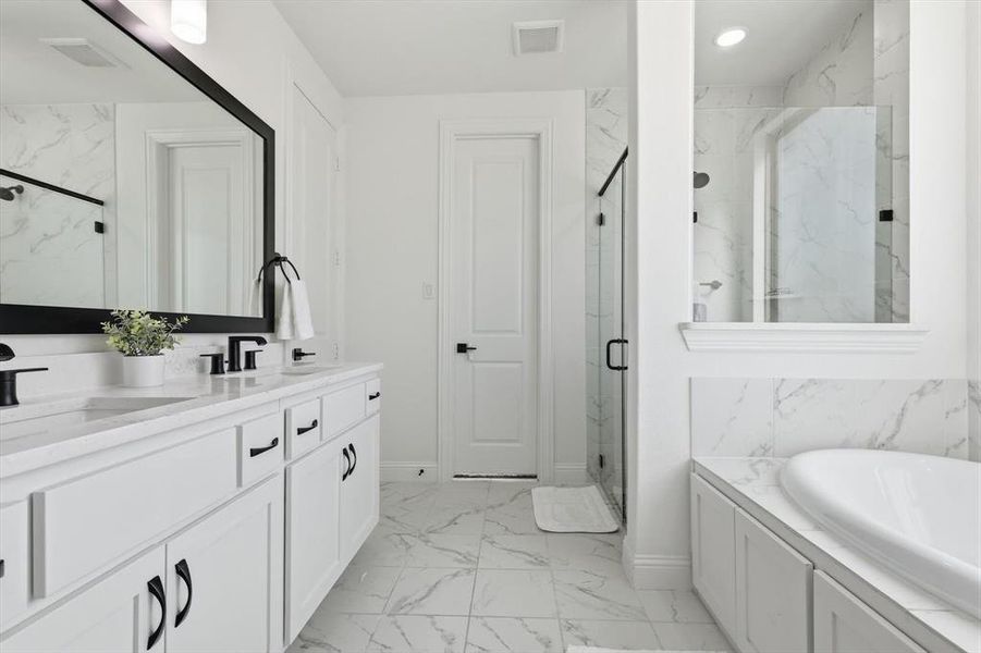 Furnished interior view inside a new home in , Northlake (Image 16).