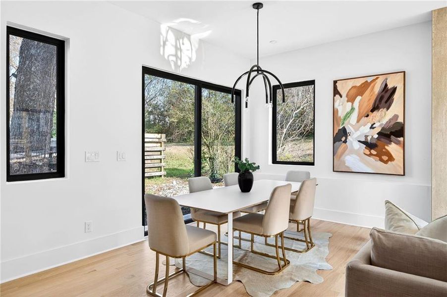 Furnished interior view inside a new home in , Atlanta (Image 15).