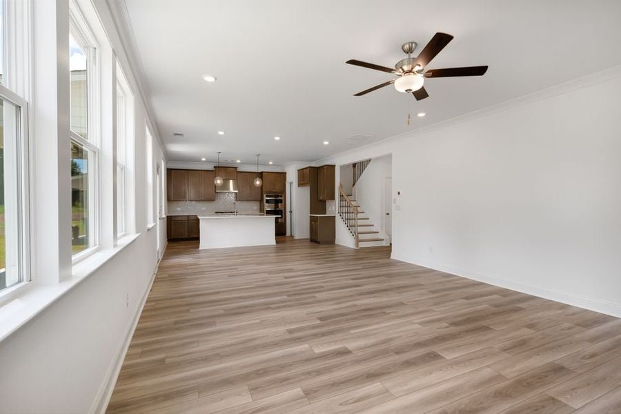 Representative unfurnished interior of a home built from the Ingram by Taylor Morrison in Bennett Farm, Loganville (Image 15). Representative unfurnished interior of a home built from the Ingram by Taylor Morrison in Bennett Farm, Loganville (Image 15).