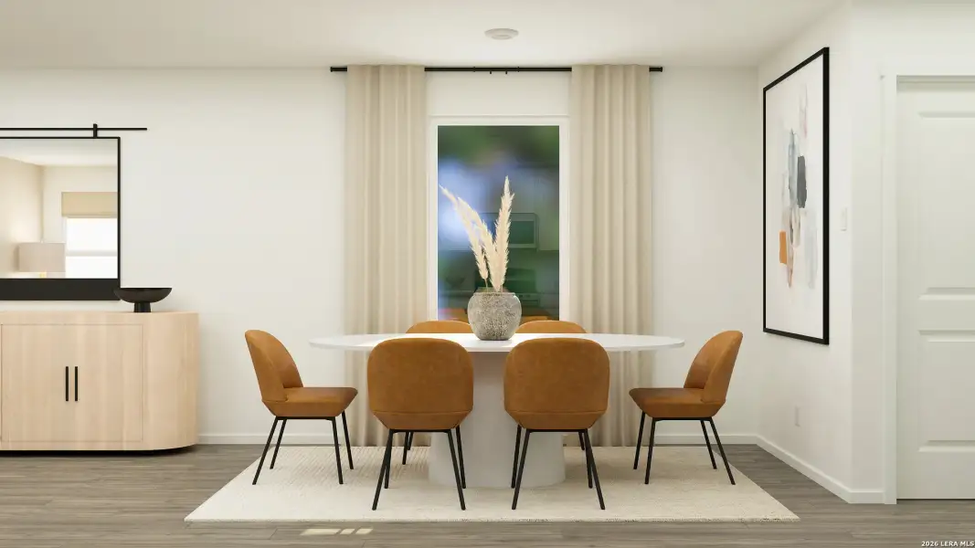 Furnished interior view inside a new home in Espada, San Antonio (Image 17).