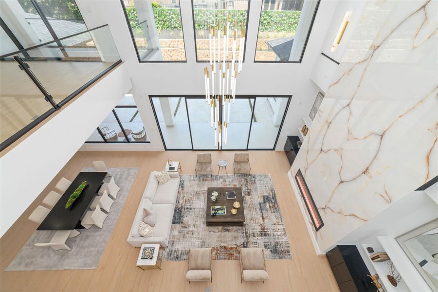 Step outside once more to enjoy elevated views of the backyard oasis.