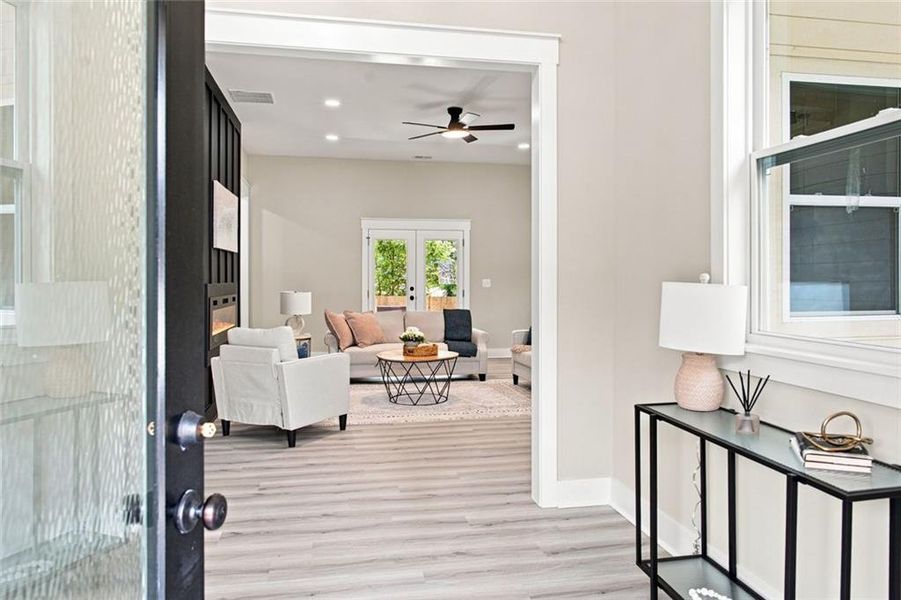 Furnished interior view inside a new home in , Douglasville (Image 6).