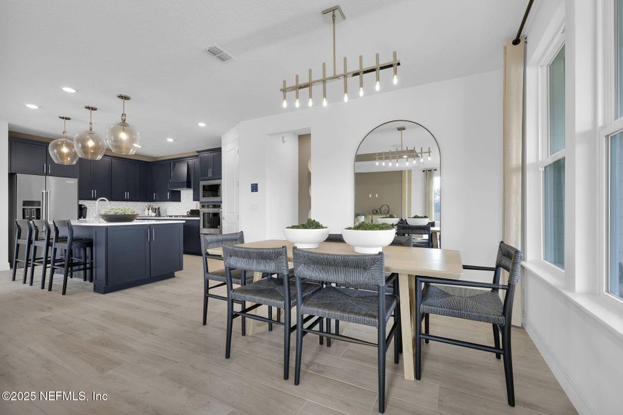 Furnished interior view inside a new home in Hawthorn Park at Wildlight, Yulee (Image 10).