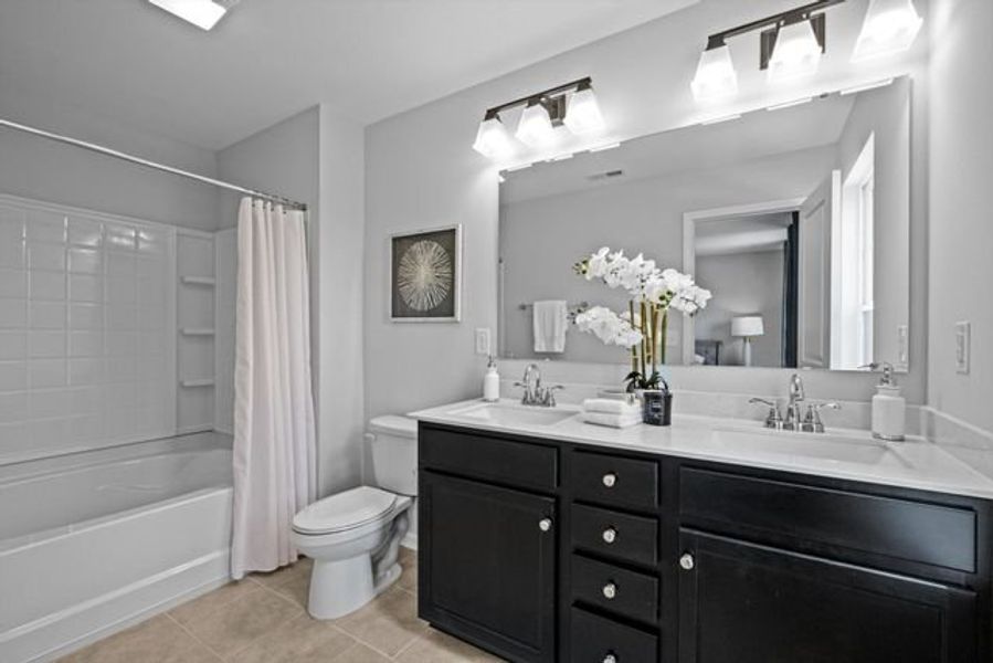 Representative furnished interior of a home built from the The Knox by True Homes in Shay Crossing, Salisbury (Image 11).