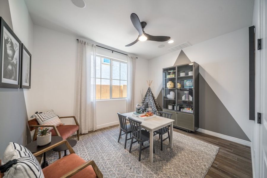 Furnished interior view inside a new home in Hawes Crossing, Mesa (Image 14).