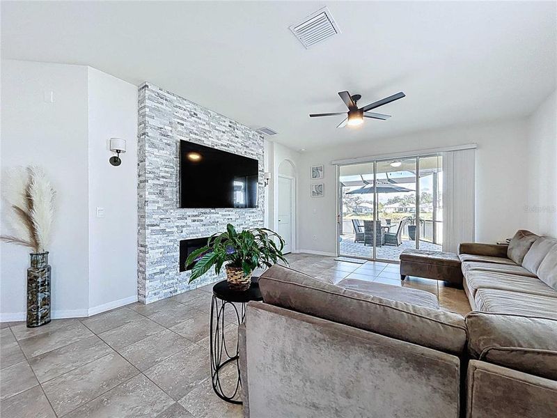 Furnished interior view inside a new home in Mirada, San Antonio (Image 33).