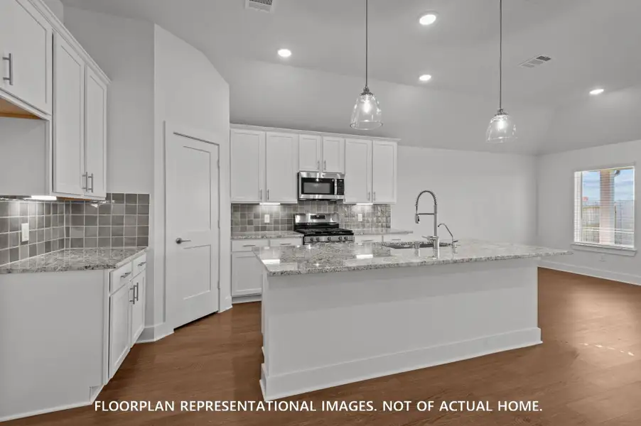 Furnished interior view inside a new home in Lone Star Landing, Montgomery (Image 8). Furnished interior view inside a new home in Lone Star Landing, Montgomery (Image 8).