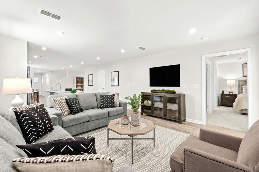 Furnished interior view inside a new home in Somerset, Santee (Image 10).