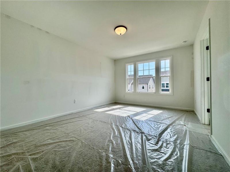 In-progress construction of a new home in Eastlyn Crossing, Flowery Branch, GA (Image 16).