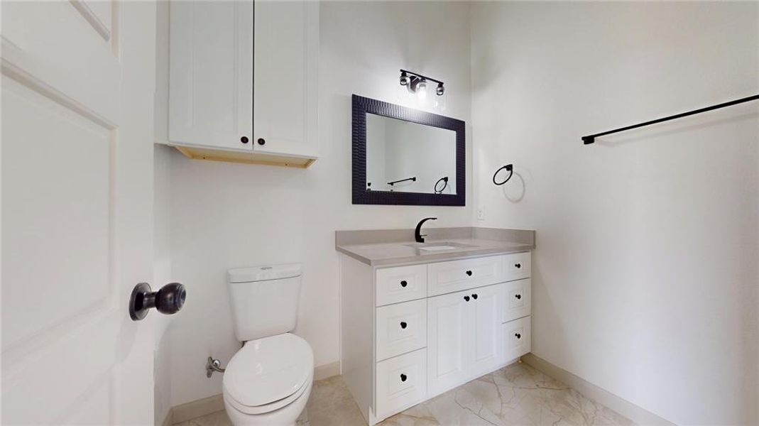 Furnished interior view inside a new home in , Point (Image 5).