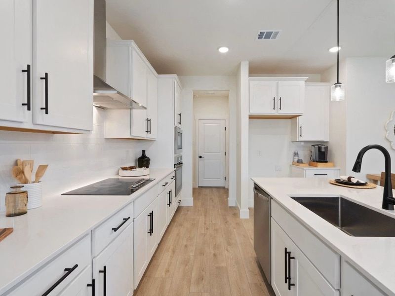 Furnished interior view inside a new home in Lake Park Villas, Wylie (Image 8).