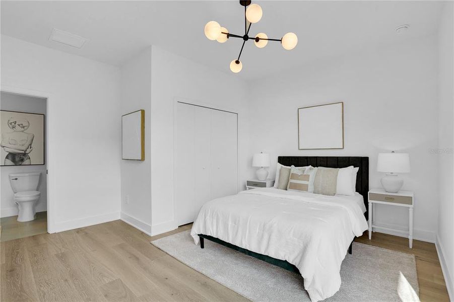 Furnished interior view inside a new home in , Tampa (Image 17).