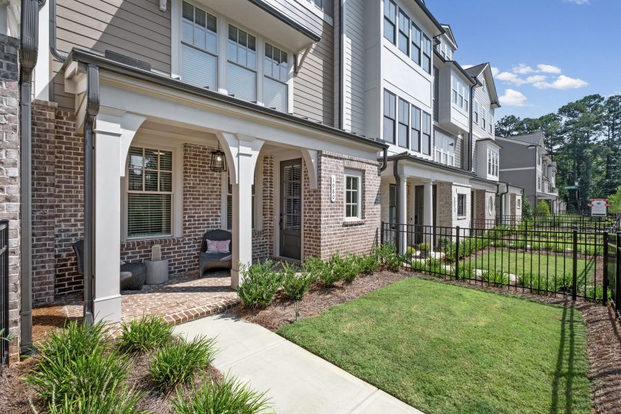 Representative exterior details of a home built from the The Kensington by JW Collection in Devin's Shire, Kennesaw (Image 3).