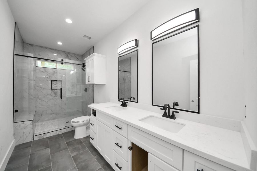 Furnished interior view inside a new home in , Houston (Image 12).