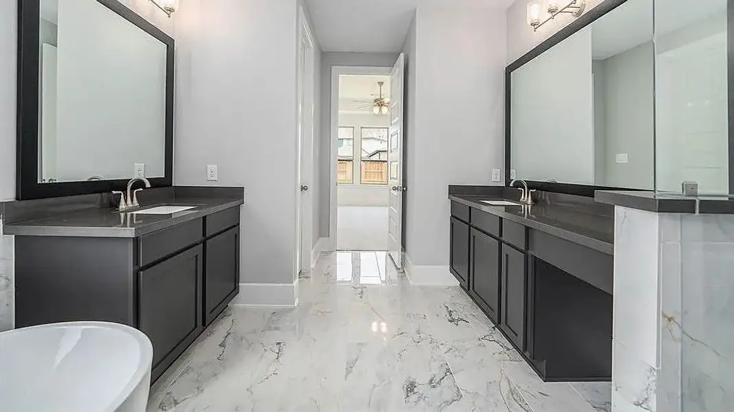 Furnished interior view inside a new home in Jordan Ranch, Katy (Image 15).