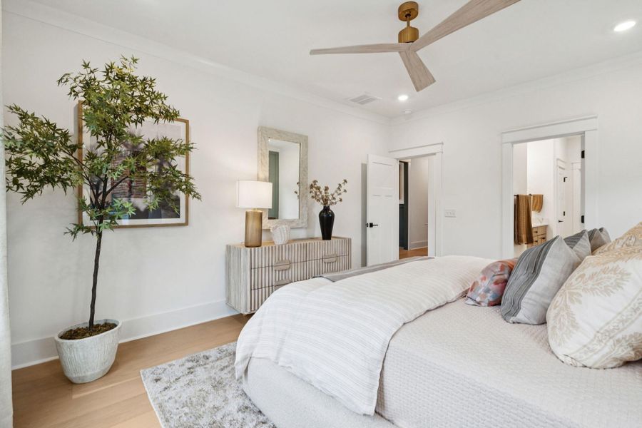 Furnished interior view inside a new home in Miller's Crossing, Johns Island (Image 26).