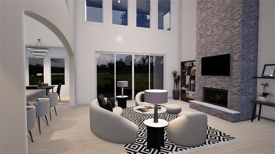 Furnished interior view inside a new home in , Sunnyvale (Image 9). Furnished interior view inside a new home in , Sunnyvale (Image 9).