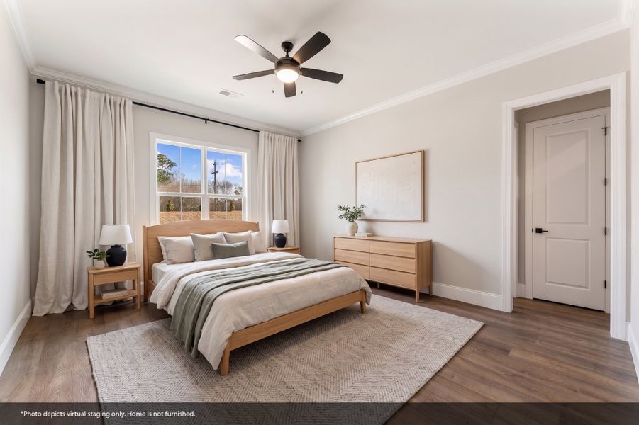Furnished interior view inside a new home in Walnut Grove, Easley (Image 16).