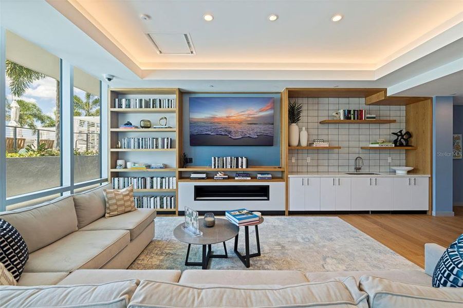 Furnished interior view inside a new home in , St. Petersburg (Image 12).