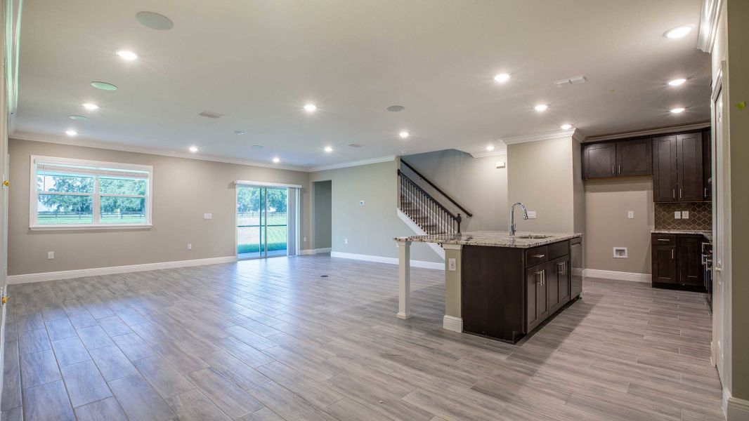 Representative unfurnished interior of a home built from the Columbus by Maronda Homes in Bella Estates, Plant City (Image 13).