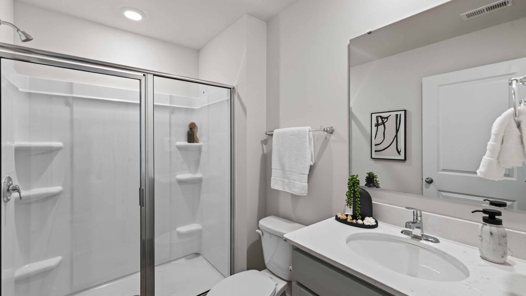 Furnished interior view inside a new home in Huffman Ridge, Hickory (Image 10).