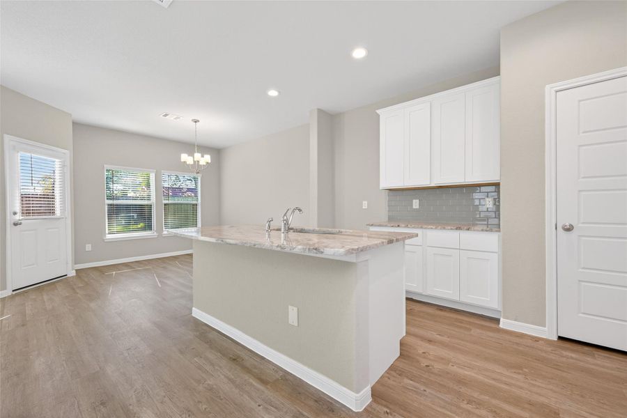 Furnished interior view inside a new home in Woodland Lakes, Huffman (Image 16).