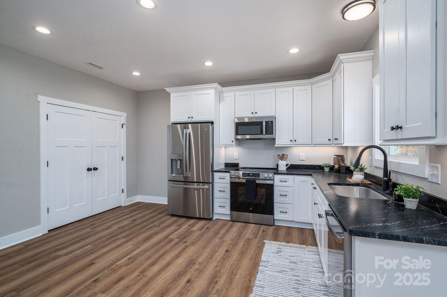Furnished interior view inside a new home in , Lowell (Image 5).