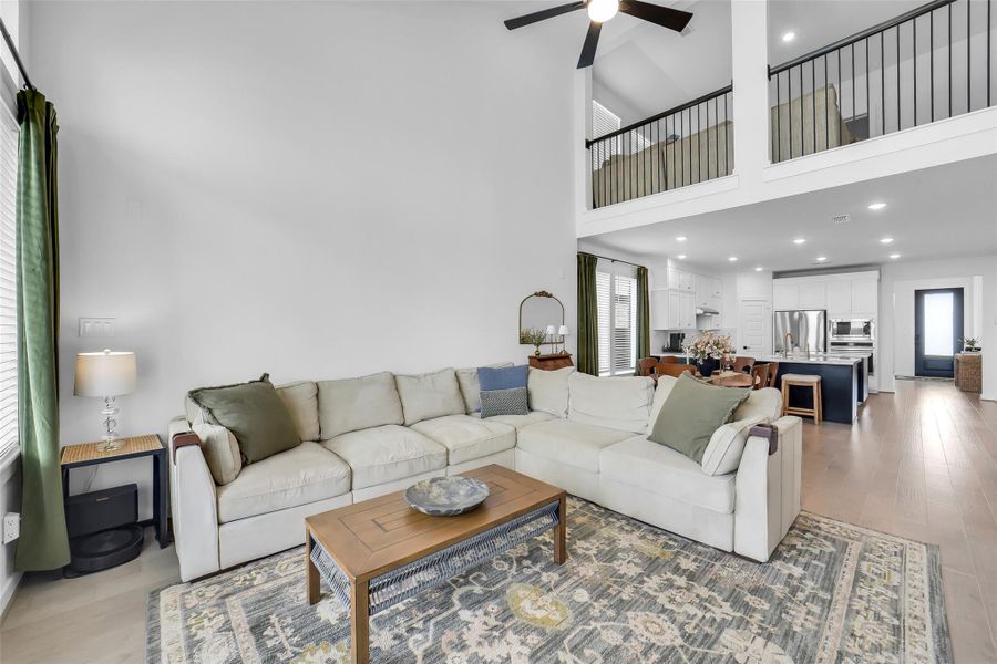 Furnished interior view inside a new home in Elyson 45' & 70', Cypress (Image 10).