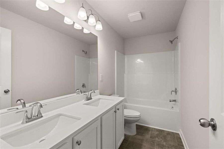 Furnished interior view inside a new home in The Retreat at Walden Park, Jonesboro (Image 2).