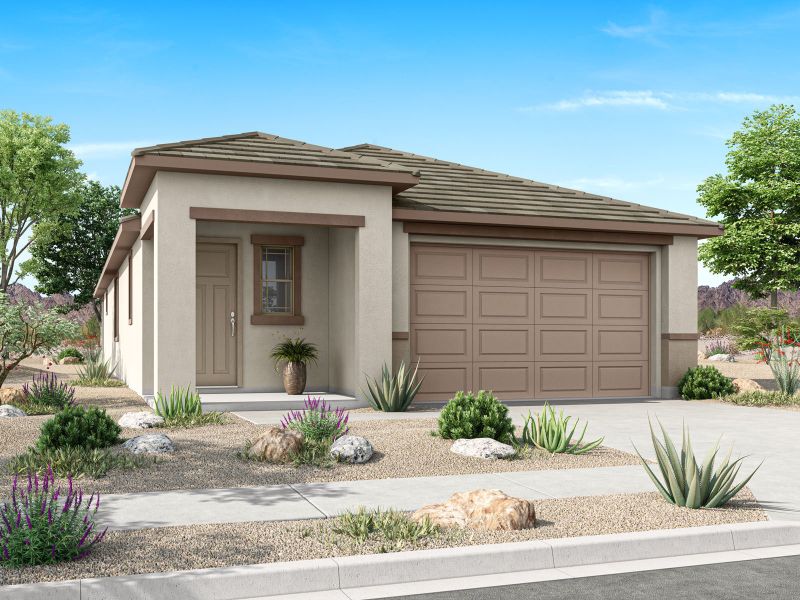 Front exterior of a home in the Baker Farms community, located in Phoenix, AZ (Image 6).
