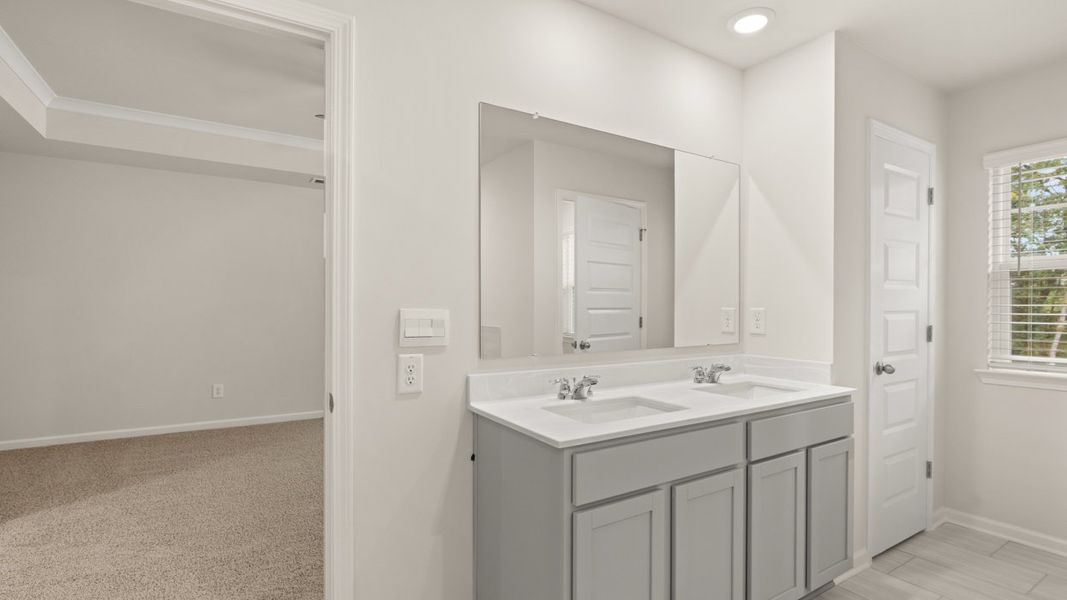Representative furnished interior of a home built from the Salisbury by D.R. Horton in Independence Villas and Townhomes, Loganville (Image 12).
