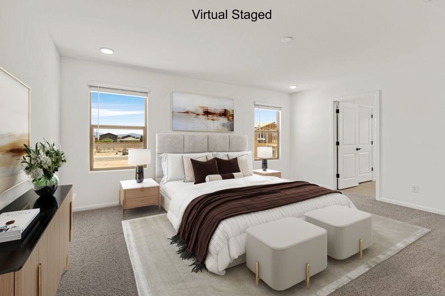 Furnished interior view inside a new home in Blackhawk, Tucson (Image 9).