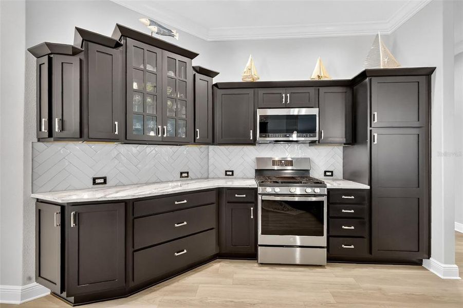 Furnished interior view inside a new home in , The Villages (Image 6).