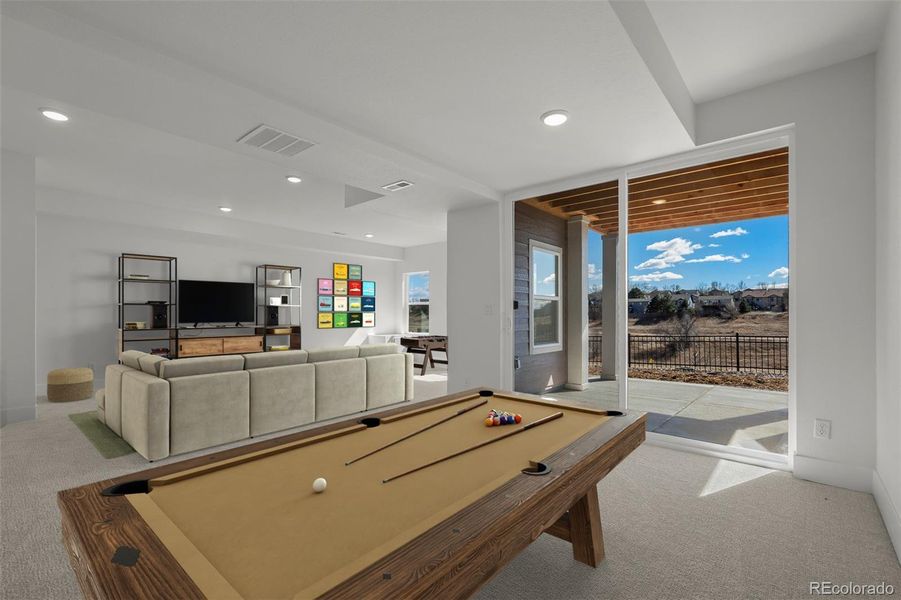 Furnished interior view inside a new home in Trailside at Cottonwood Creek, Colorado Springs (Image 13).
