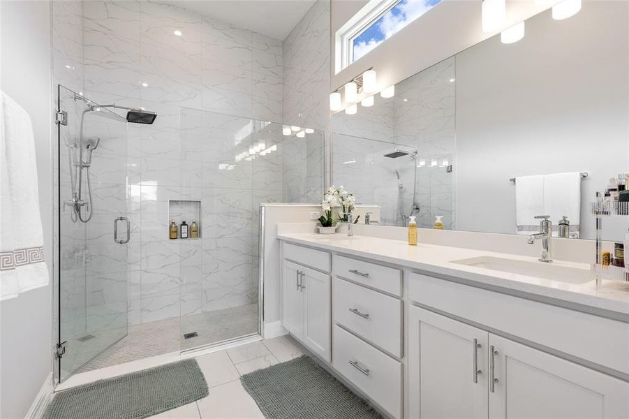 Furnished interior view inside a new home in The Reserve at Victoria, Deland (Image 23).