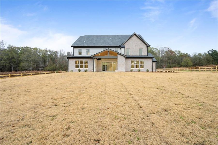 Exterior details and patio area of a home in , Dacula (Image 38).