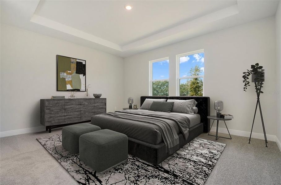 Furnished interior view inside a new home in Vintner Reserve, Clermont (Image 5).
