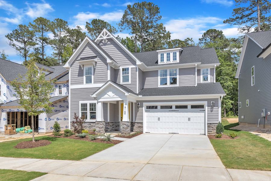 Representative exterior photo of a completed home built from the The Hampton by RobuckHomes in Kennebec Crossing, Angier, NC (Image 42). Representative exterior photo of a completed home built from the The Hampton by RobuckHomes in Kennebec Crossing, Angier, NC (Image 42).