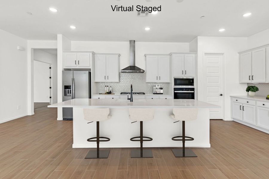 Furnished interior view inside a new home in Saguaro Reserve II, Marana (Image 7).