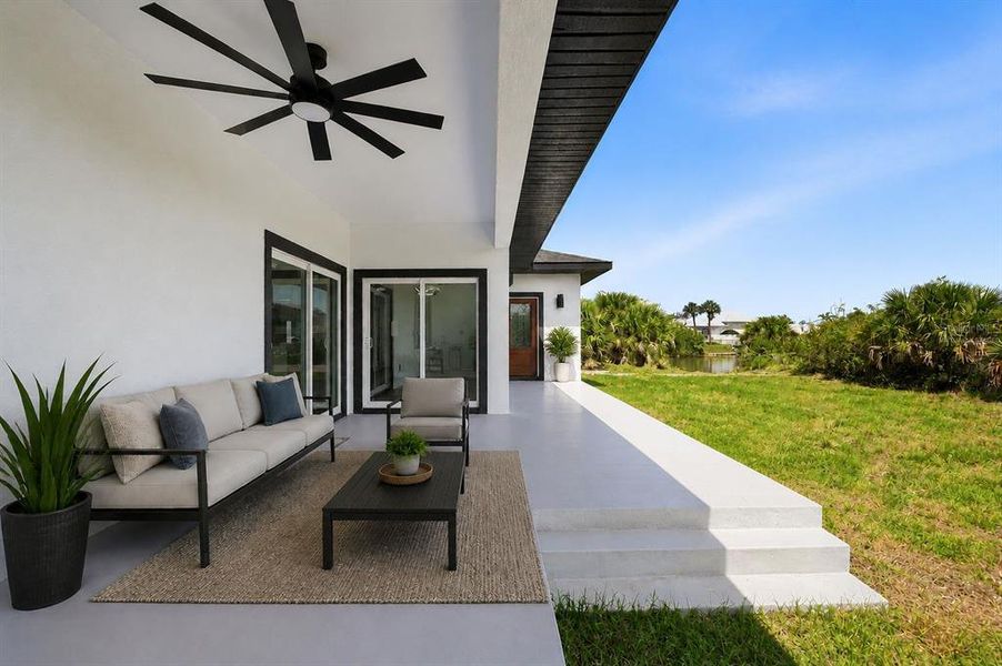 Exterior details and patio area of a home in , Port Charlotte (Image 31).