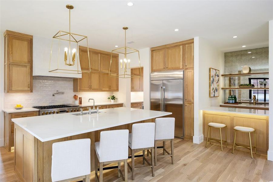 Furnished interior view inside a new home in , Dallas (Image 32).