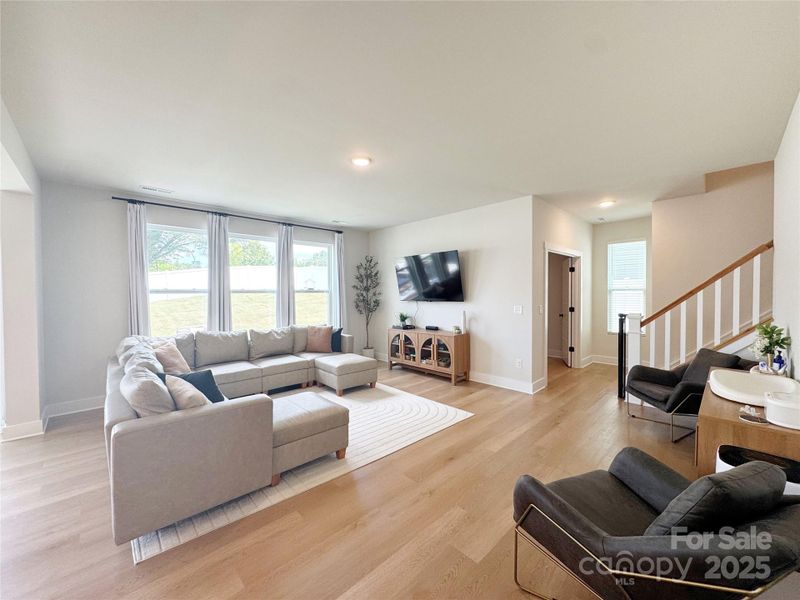 Furnished interior view inside a new home in Enclave at Caldwell, Charlotte (Image 26).