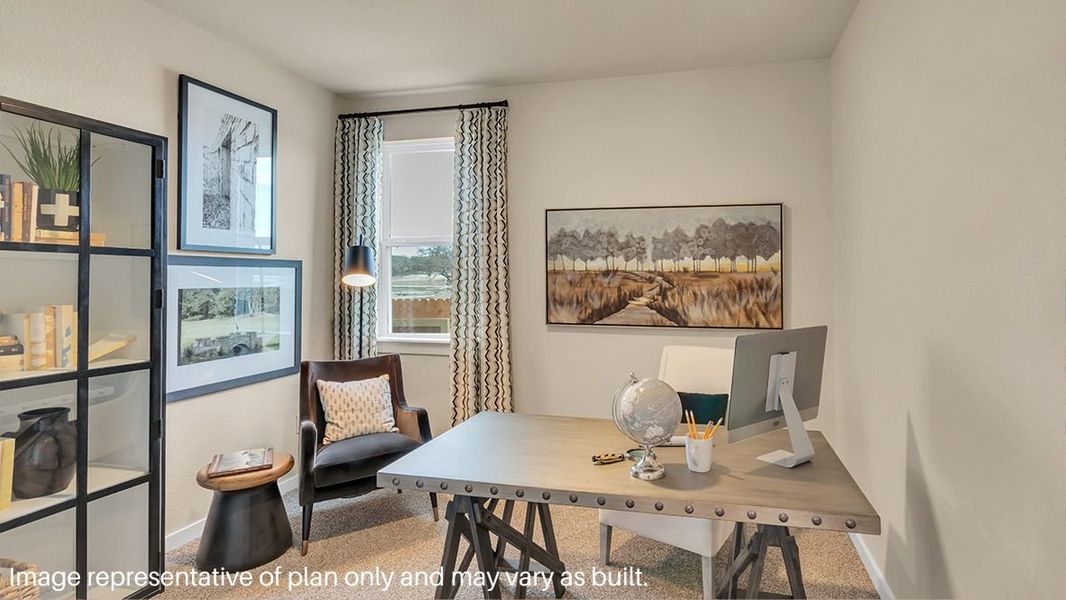 Furnished interior view inside a new home in The Preserve at Forum, Grand Prairie (Image 25).