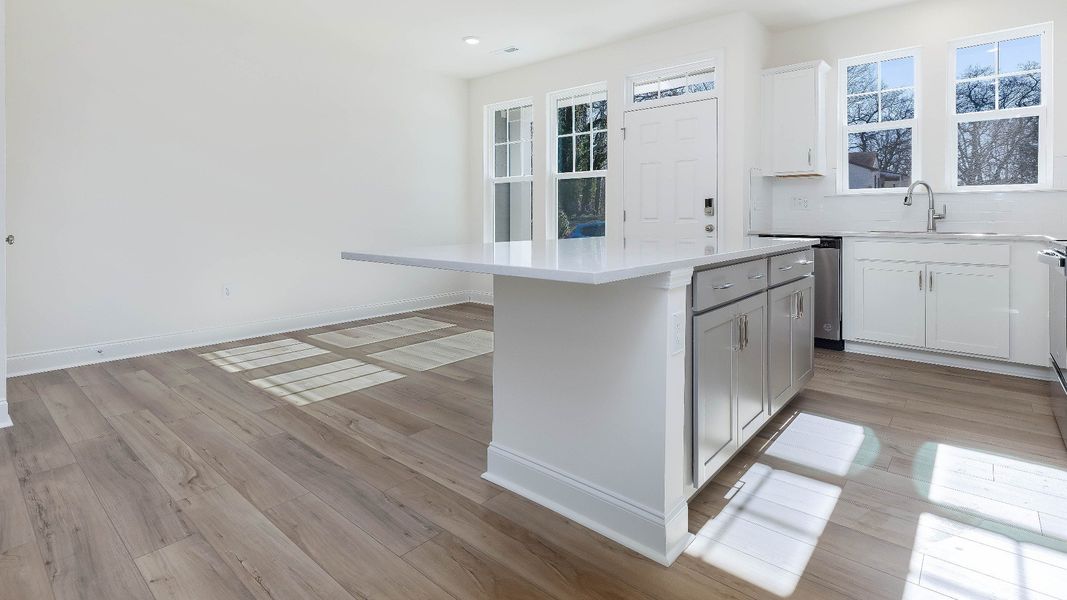 Furnished interior view inside a new home in Battle Bridge, Raleigh (Image 16).