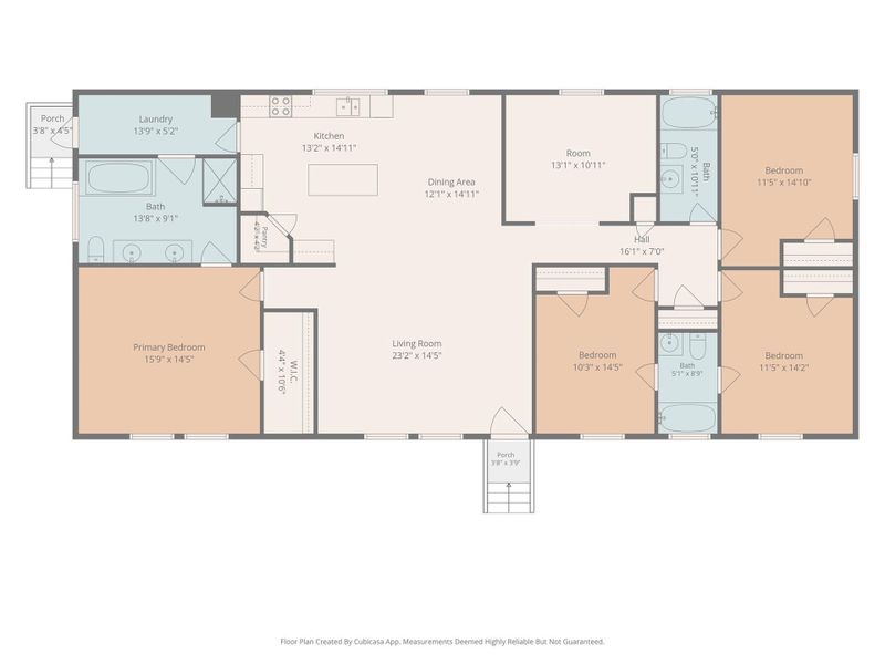 2D floor plan layout of this home in , Polkton, NC (Image 3).